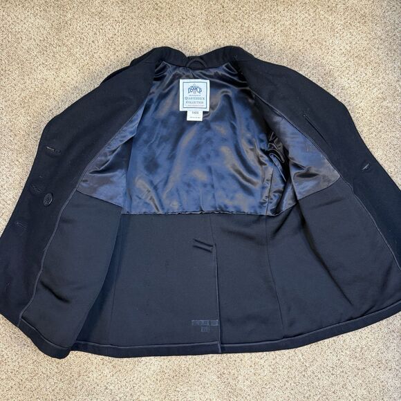 US NAVY Wool Pea Coat WOMEN SIZE 16S Quarterdeck Collection Military Authentic - Picture 4 of 9